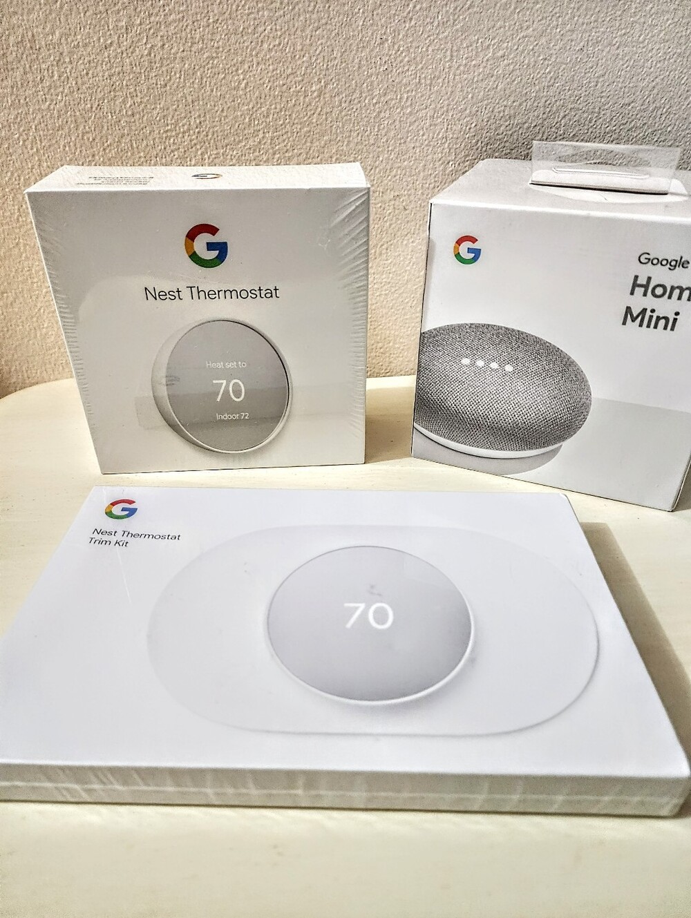 GOOGLE NEST thermostat set